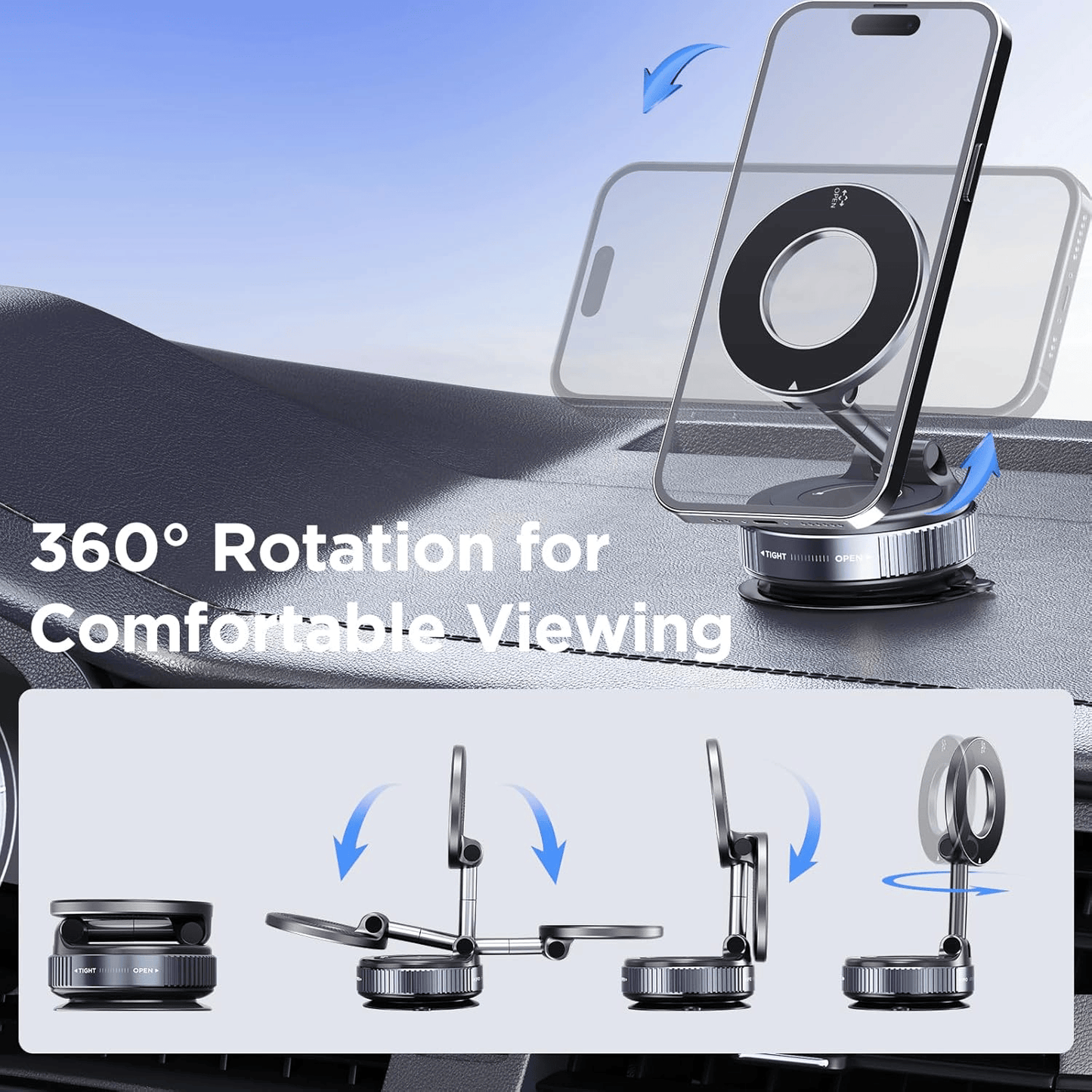 Magnetic phone holder