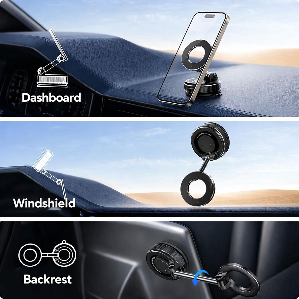Magnetic phone holder